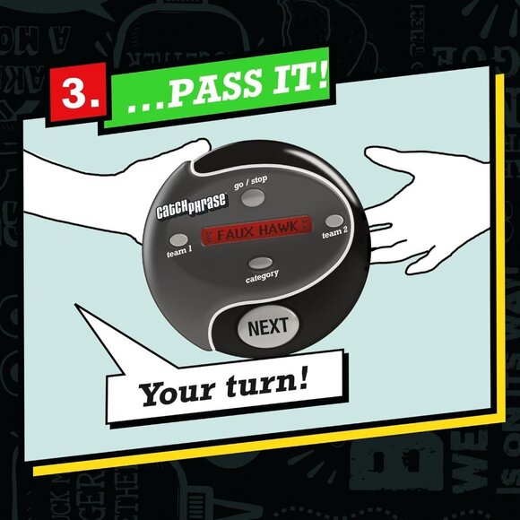 Catch Phrase Game Electronic Hasbro Handheld  2016 Black - Picture 6 of 7